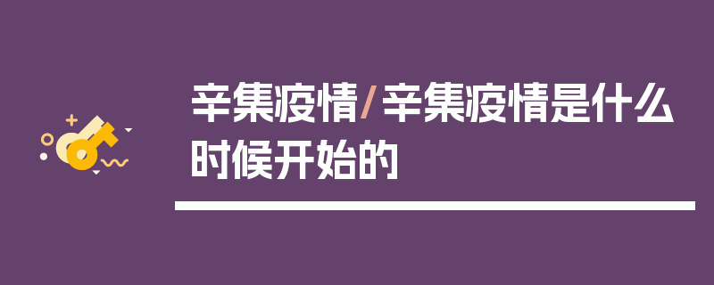 辛集疫情/辛集疫情是什么时候开始的