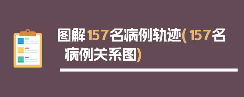图解157名病例轨迹(157名病例关系图)