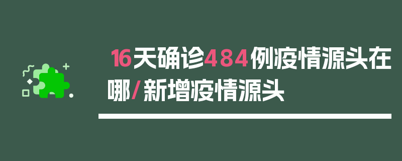 16天确诊484例疫情源头在哪/新增疫情源头