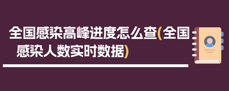 全国感染高峰进度怎么查(全国感染人数实时数据)