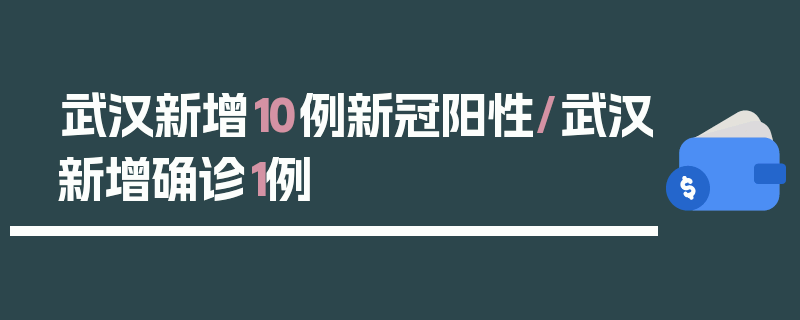 武汉新增10例新冠阳性/武汉新增确诊1例