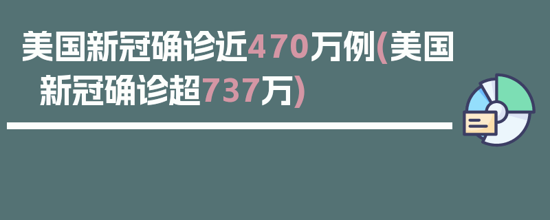 美国新冠确诊近470万例(美国新冠确诊超737万)