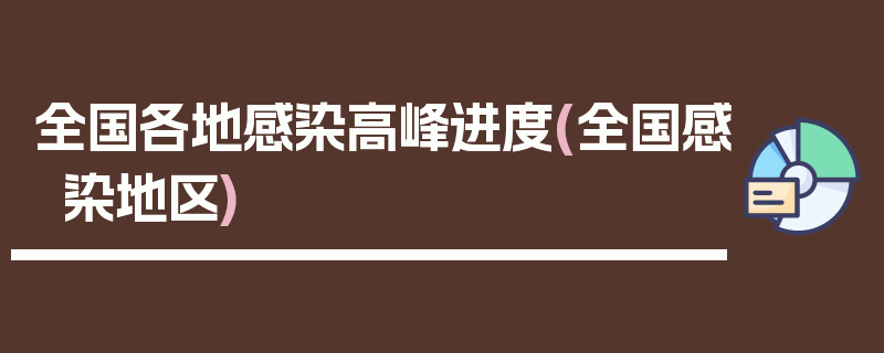 全国各地感染高峰进度(全国感染地区)
