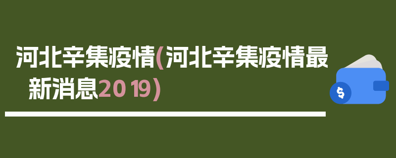 河北辛集疫情(河北辛集疫情最新消息2019)
