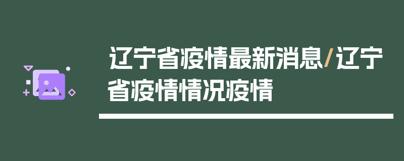 辽宁省疫情最新消息/辽宁省疫情情况疫情