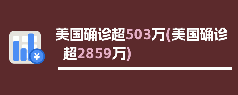 美国确诊超503万(美国确诊超2859万)